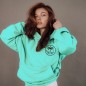 Hoodie Donna Verde Menta Lost Place