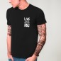 Men T-Shirt Black Live Now