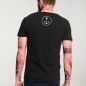 Camiseta de Hombre Negra Wanderer Skull