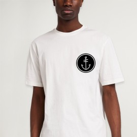 Men T-Shirt White Salty Crew