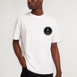 Men T-Shirt White Salty Crew