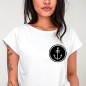 T-shirt Damen Weiß Salty Crew