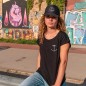 Camiseta de Mujer Negra Pipe Spot