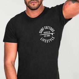 Camiseta de Hombre Negra Lifestyle