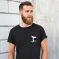 Men T-Shirt Black Whale