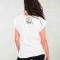 Camiseta de Mujer Blanca Surfing Quiver