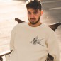 Sweat Homme Blanc Cassé Golondrine Remastered