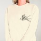 Sweatshirt de Mujer Blanco Hueso Golondrine Remastered