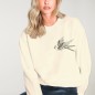 Sweatshirt de Mujer Blanco Hueso Golondrine Remastered