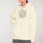 Hoodie Donna Bianco Sporco Geometric Lighthouse