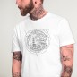 T-shirt Homme Blanc Geometric Lighthouse