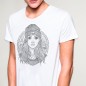 T-shirt Homme Blanc Girl Sailor