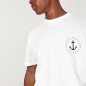 Men T-Shirt White God of Sea