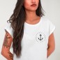 T-shirt Damen Weiß Godess Of Sea