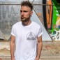 T-shirt Herren Weiß Storm Paper Ship