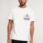 Men T-Shirt White Storm Paper Ship