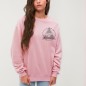 Felpa Donna Rosa Storm Paper Ship