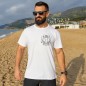 T-shirt Homme Blanc Ocean Octopus