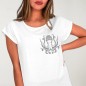 Women T-shirt White Ocean Octopus