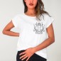 Camiseta de Mujer Blanca Ocean Octopus