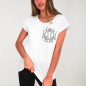 T-shirt Femme Blanc Ocean Octopus