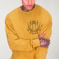 Men Sweatshirt Mustard Ocean Octopus