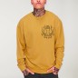 Men Sweatshirt Mustard Ocean Octopus