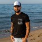 Camiseta de Hombre Negra Star Lighthouse