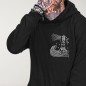 Men Hoodie Black Star Lighthouse