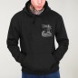 Hoodie Uomo Nera Star Lighthouse