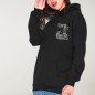 Women Hoodie Black Star Lighthouse