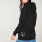 Women Hoodie Black Star Lighthouse