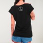 Camiseta de Mujer Negra Calavera