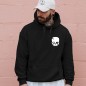 Men Hoodie Black Calavera