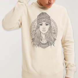 Men Sweatshirt Off White Girl Sailor