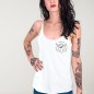 Women Tank Top White Good Vibes