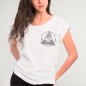 Camiseta de Mujer Blanca Storm Paper Ship