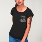 Camiseta de Mujer Negra Star Lighthouse