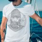 Men T-Shirt White Real Captain Remastered