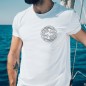 Camiseta de Hombre Blanca Wave Cercle