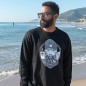 Sweatshirt Men Black Dark Captain