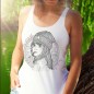 Women Tank Top White Women Captain