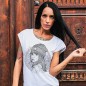 Women T-shirt White The Women Captain