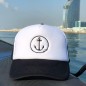 Cap "Viento" Nero e bianco - The Anchor Logo con ricamo