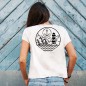 Women T-shirt White Sunset Edition Back