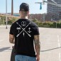 Men T-Shirt Black Arrows