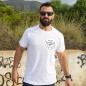 Men T-Shirt White Good Vibes