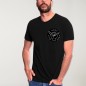 Camiseta de Hombre Negra Good Vibes