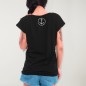 Camiseta de Mujer Negra Minimal Anchor