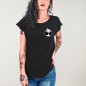 Women T-shirt Black Coco Surf Team